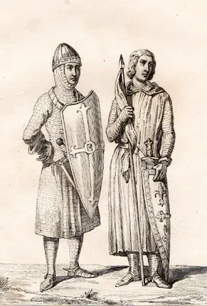 La carte Élie Ier du Maine