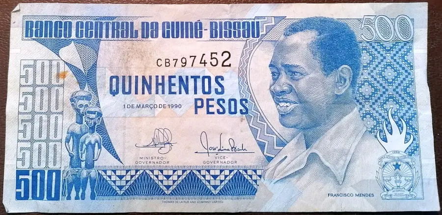 The Guinea-Bissau peso card