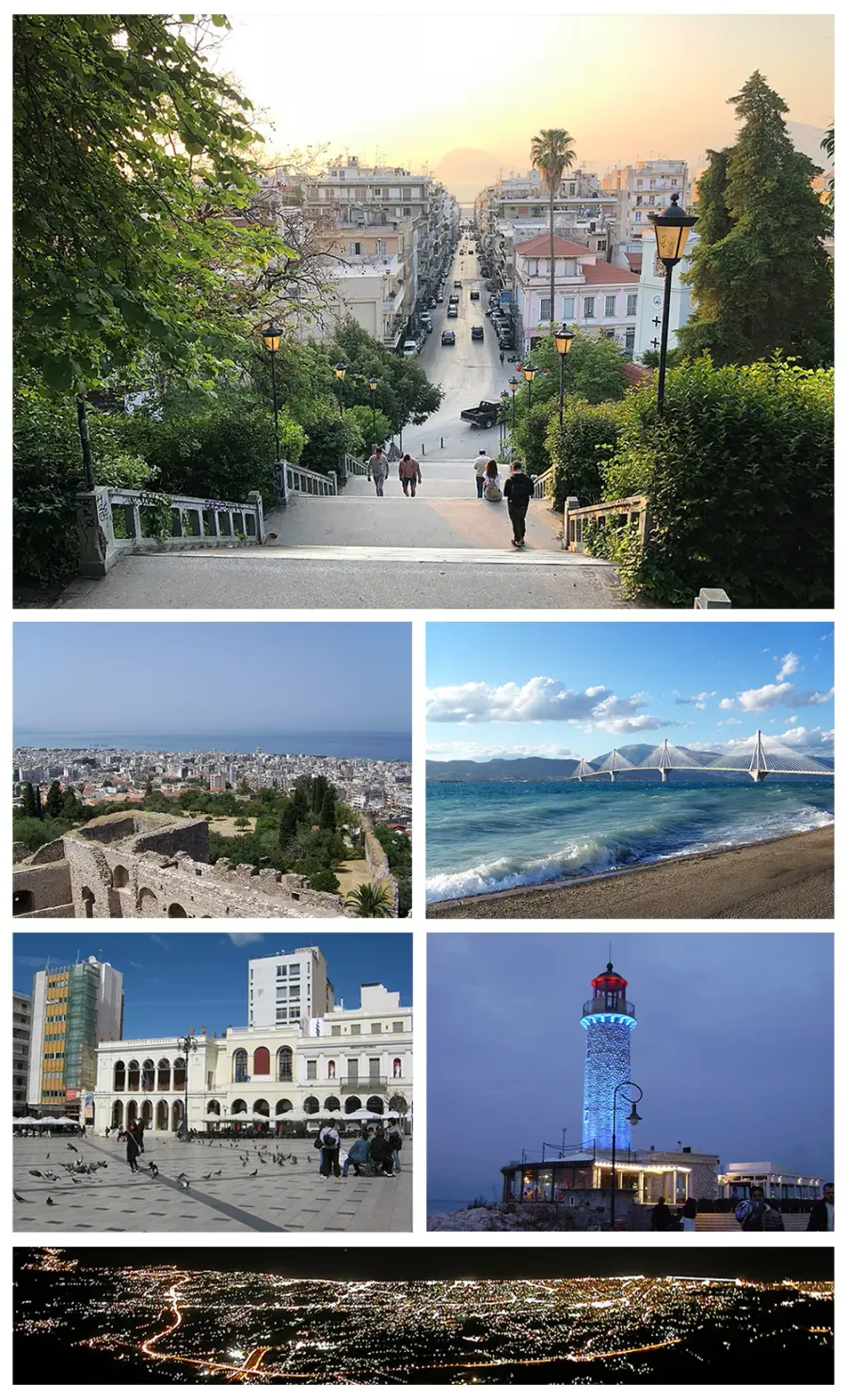 La carte Patras
