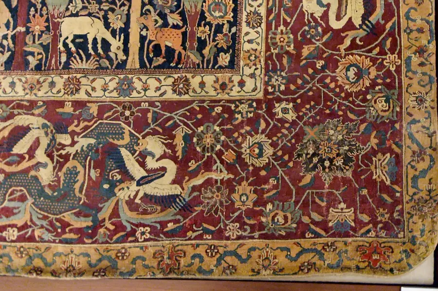 La carte Tapis persan