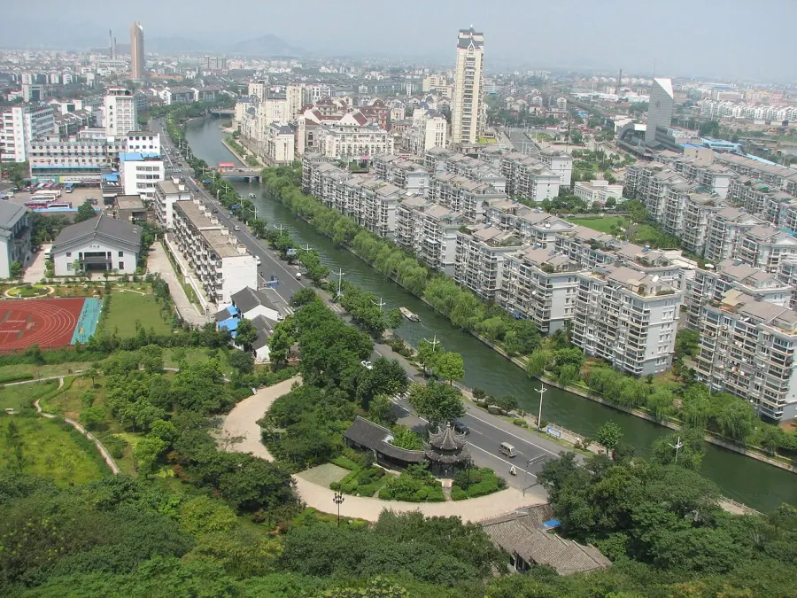 La carte District de Yuecheng