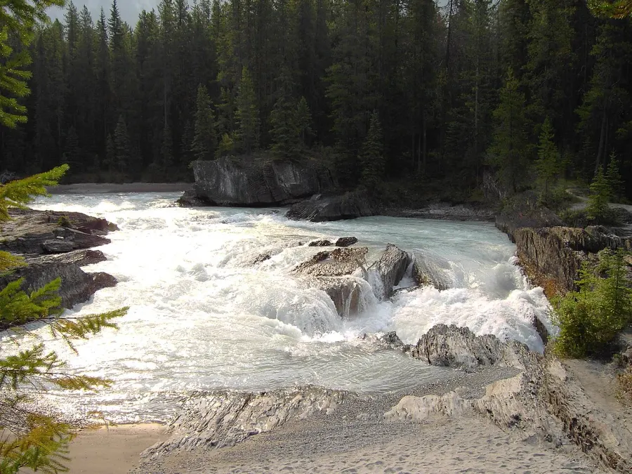 La carte Rivière Kicking Horse