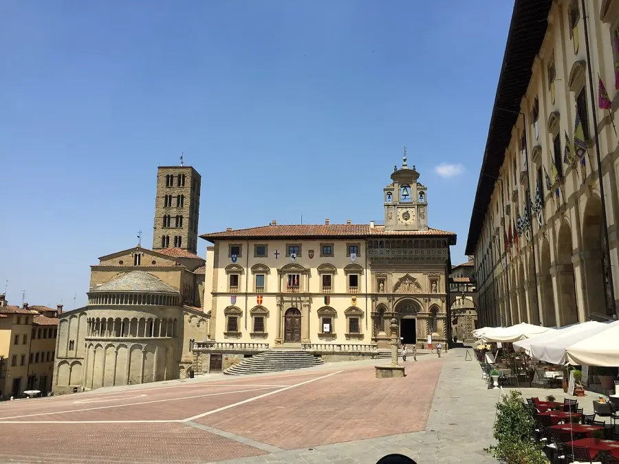 La carte Arezzo