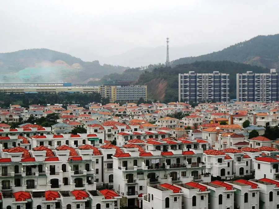 La carte District de Pengjiang