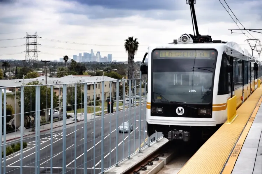 La carte Métro de Los Angeles