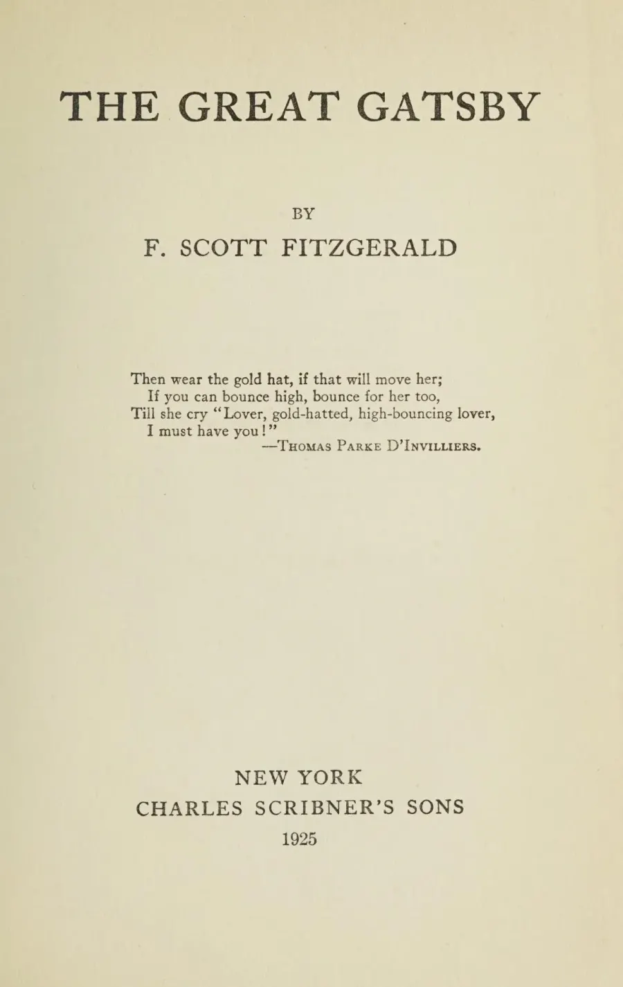 La carte Page de titre