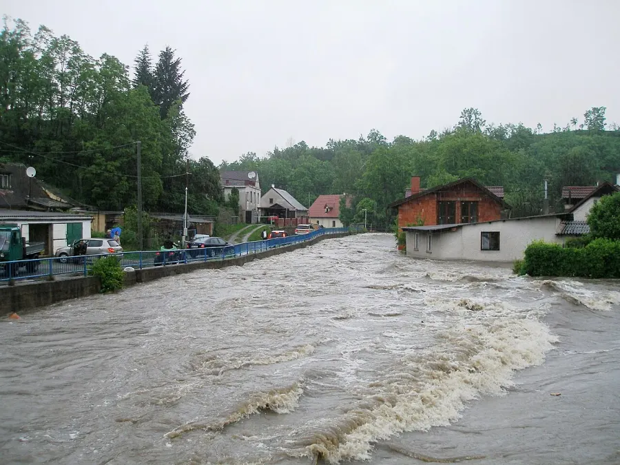 La carte Inondations européennes de 2013