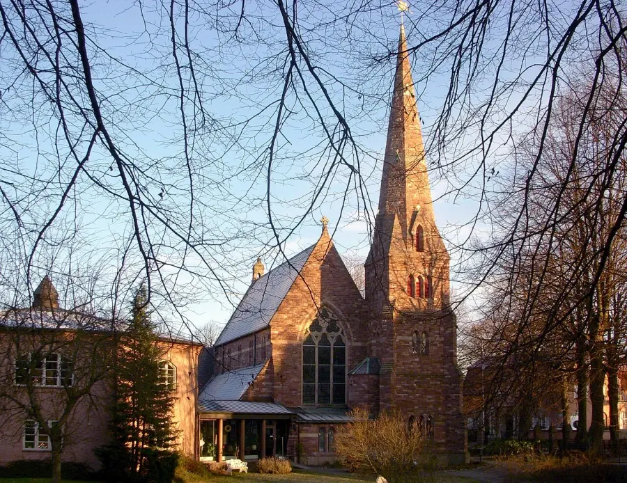 La carte Église anglicane de Stockholm