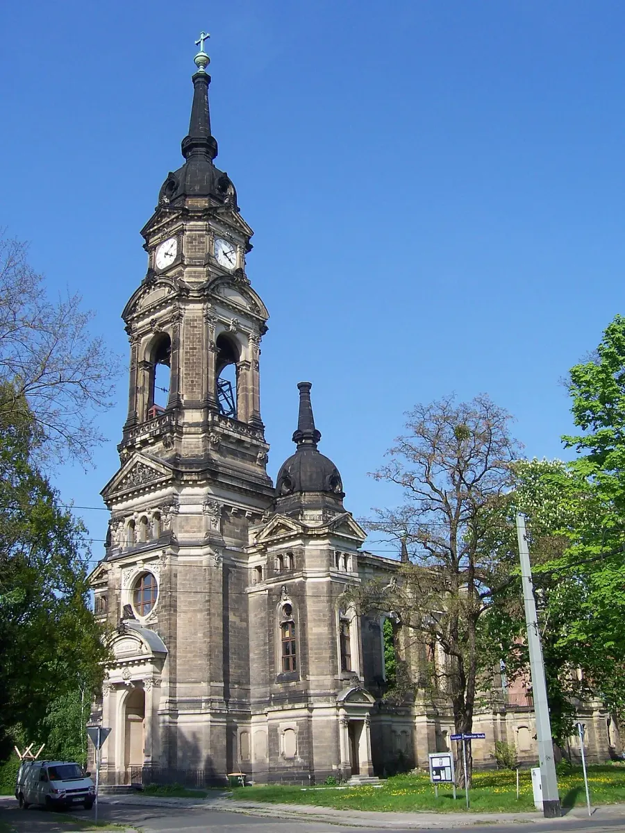 La carte Église de la Trinité de Dresde