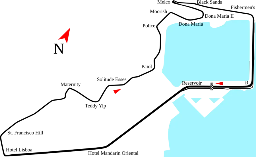 The Macau Grand Prix card
