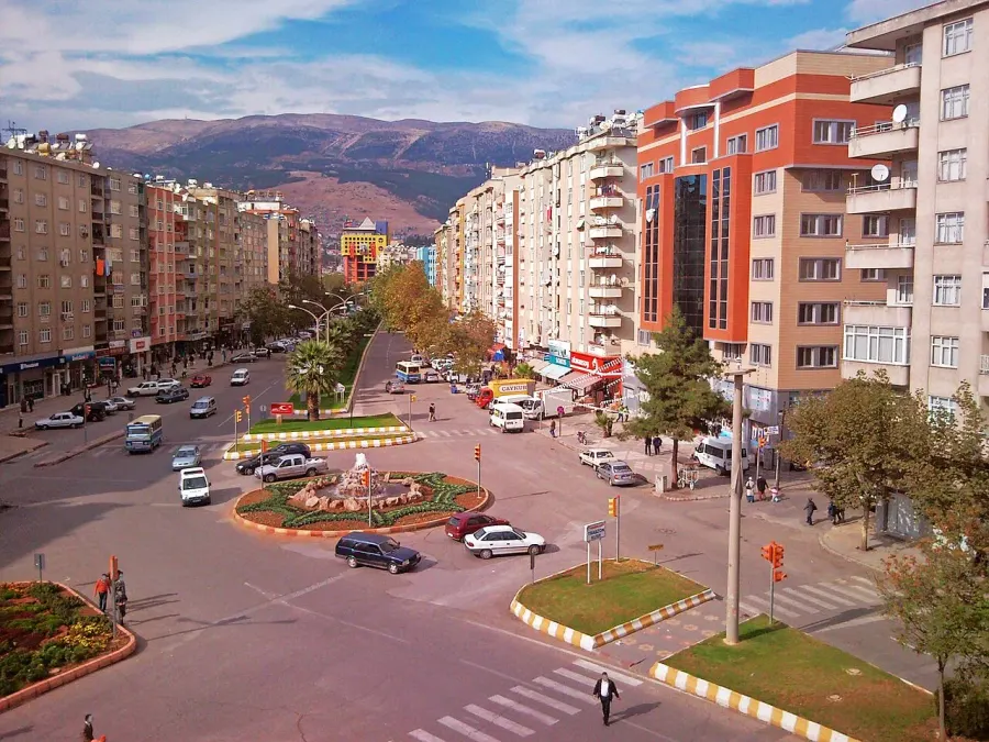 La carte Kahramanmaraş