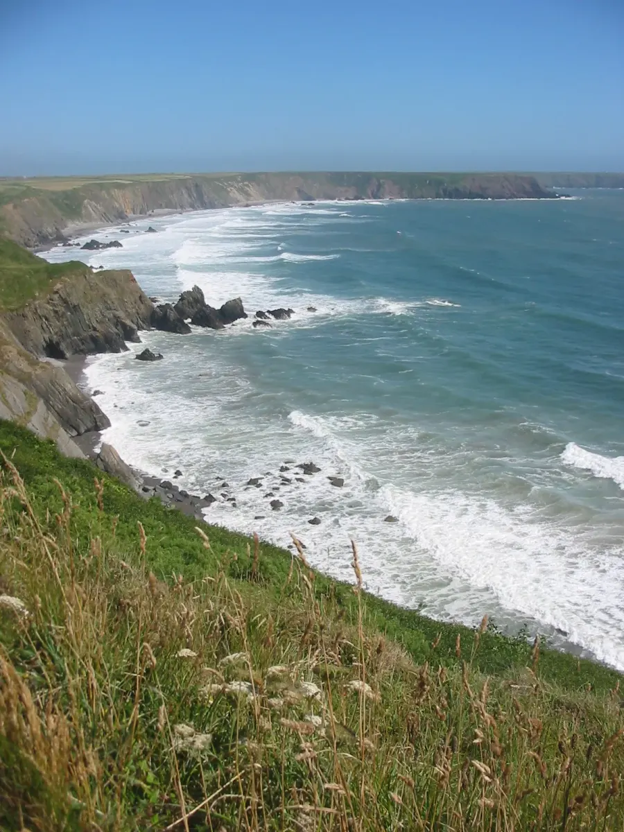La carte Sentier Pembrokeshire