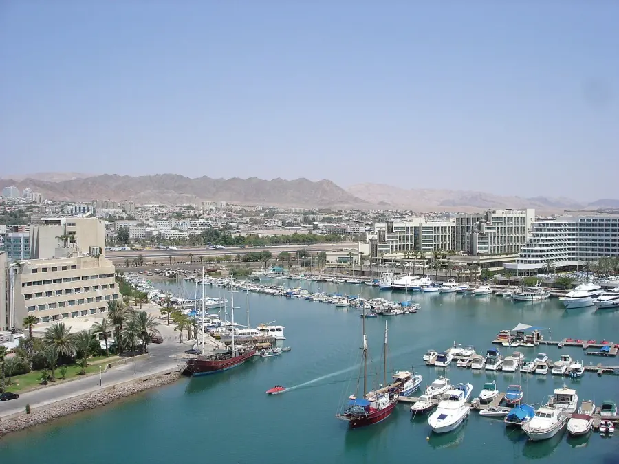 La carte Eilat