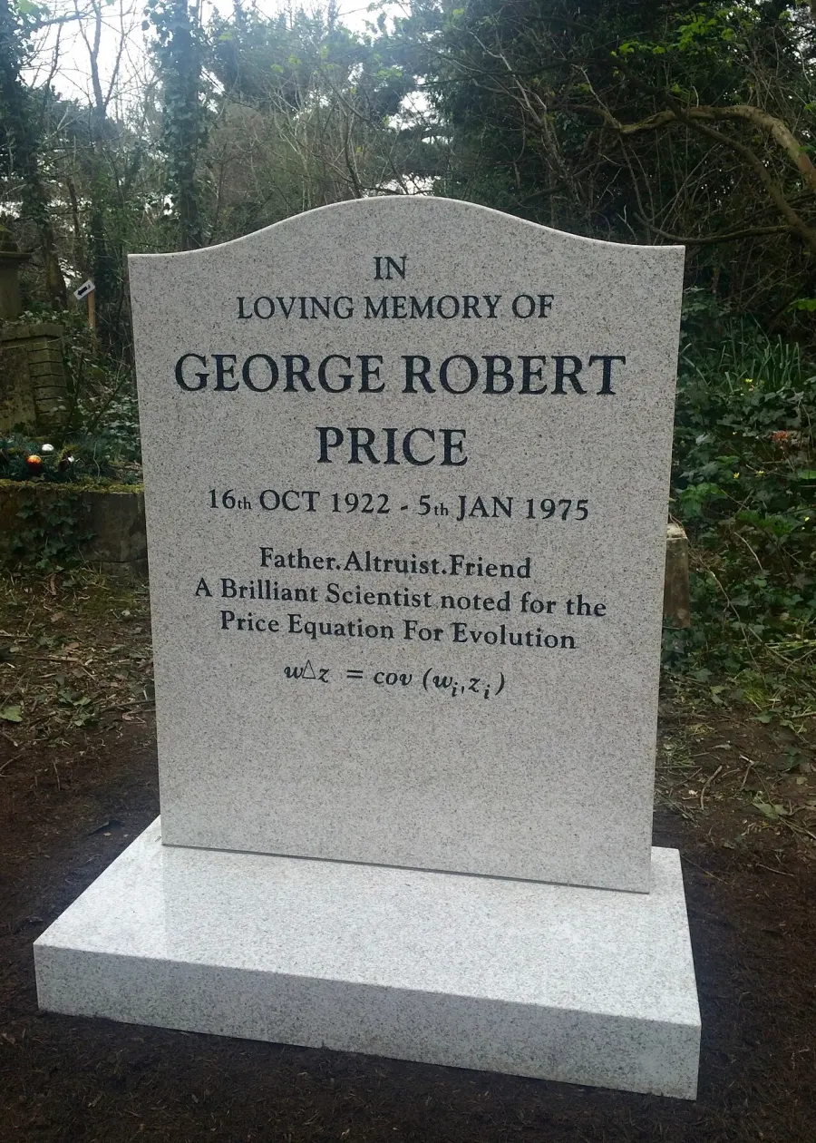 The George R. Price card