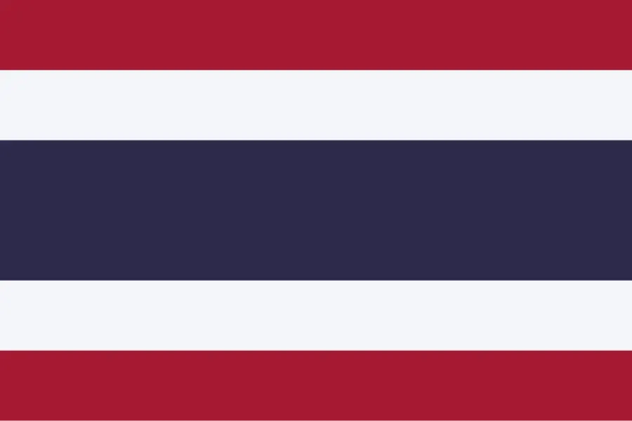 The Flag of Thailand card