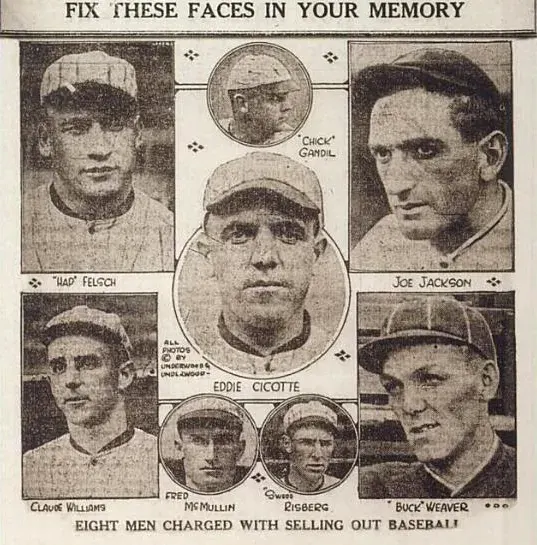 The Black Sox Scandal card