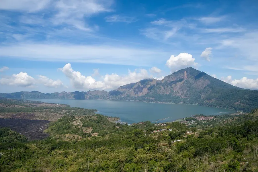 La carte Lac Batur