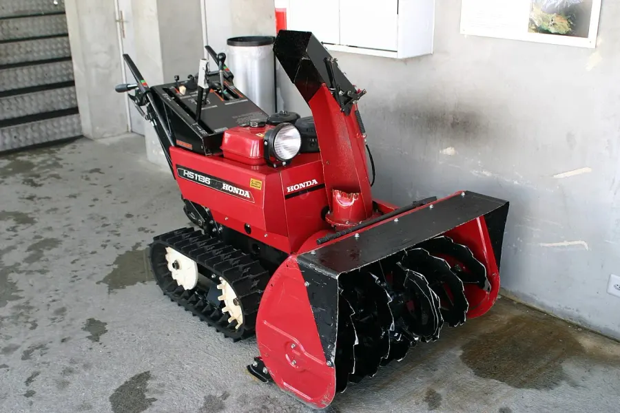 The Snow blower card