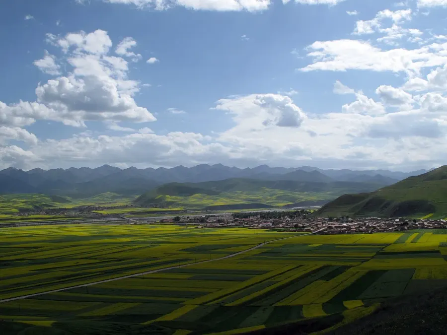 La carte Xian autonome hui de Menyuan