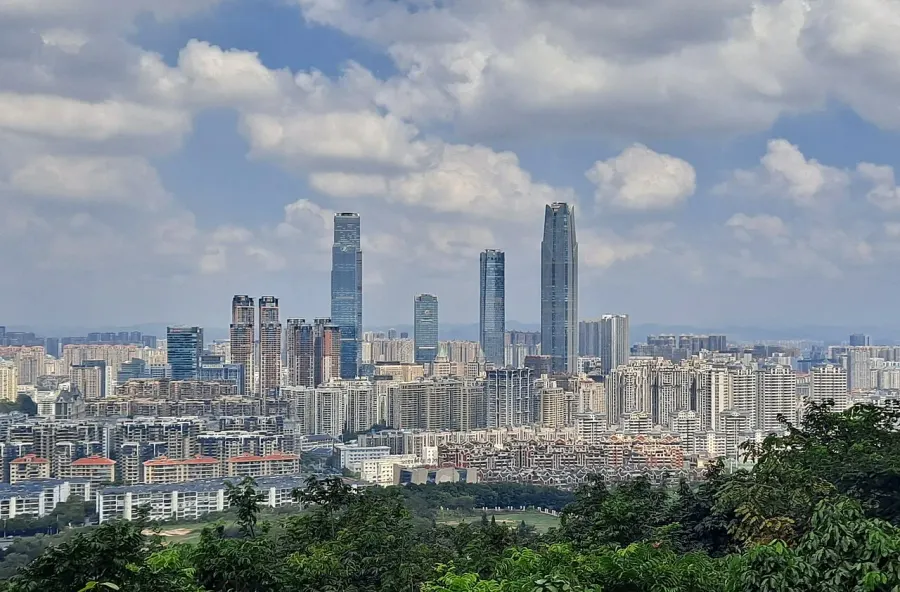 La carte District de Qingxiu