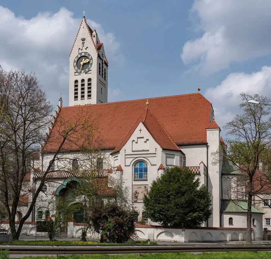 La carte Église du Rédempteur de Munich