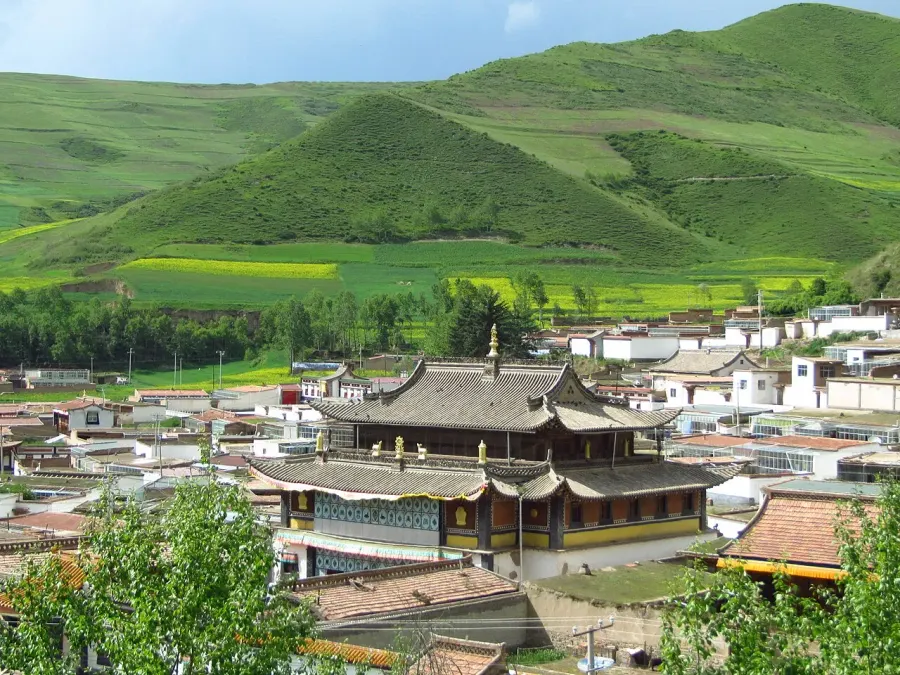 La carte Xian autonome tu de Huzhu