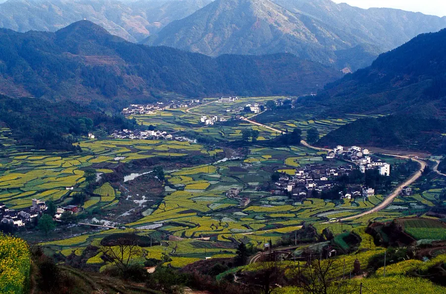 La carte Xian de Wuyuan
