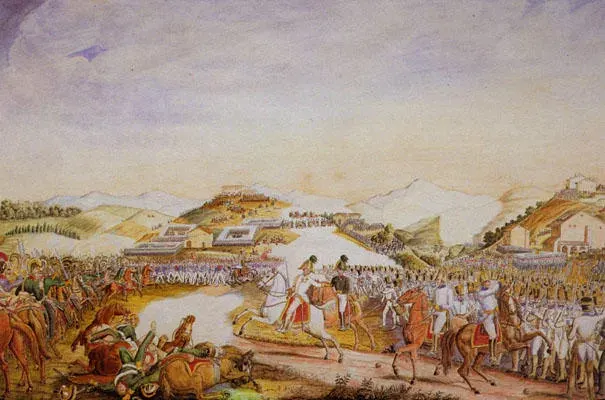The Battle of Tolentino card