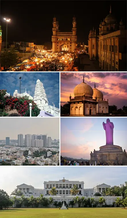 La carte Hyderabad