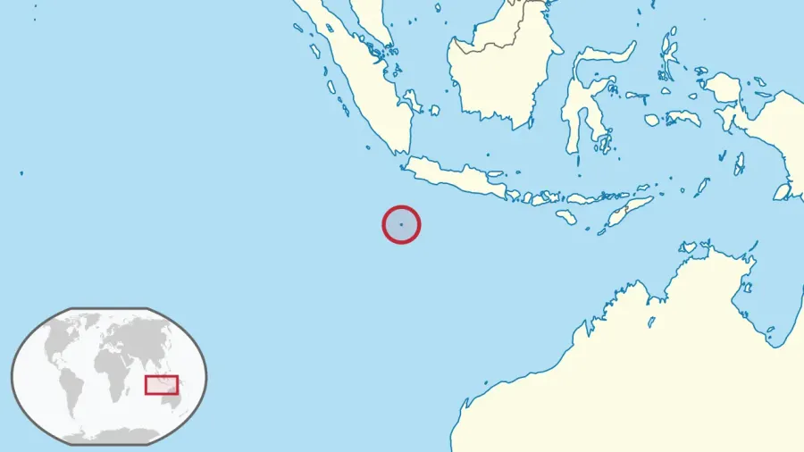 La carte Bataille de l'île Christmas