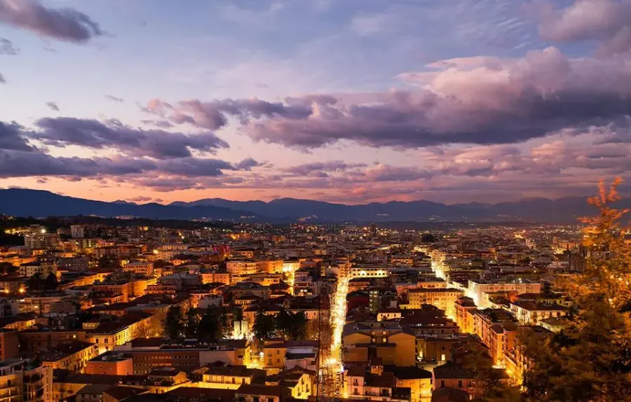 La carte Cosenza