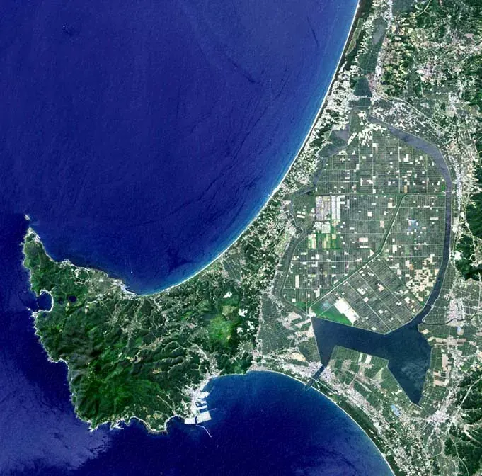 La carte Lac Hachirō