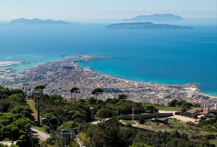 La carte Trapani