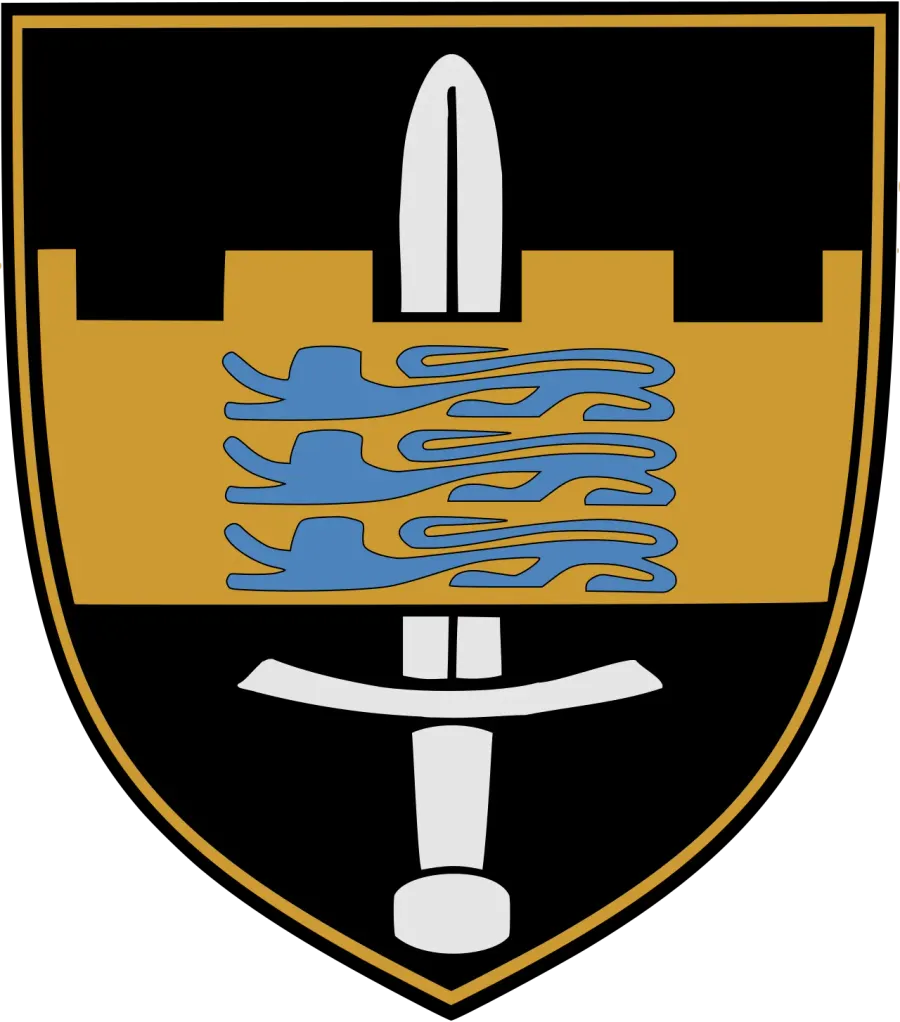 La carte Armée de terre estonienne