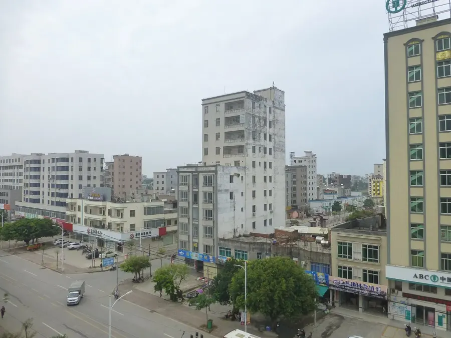 La carte District de Mazhang