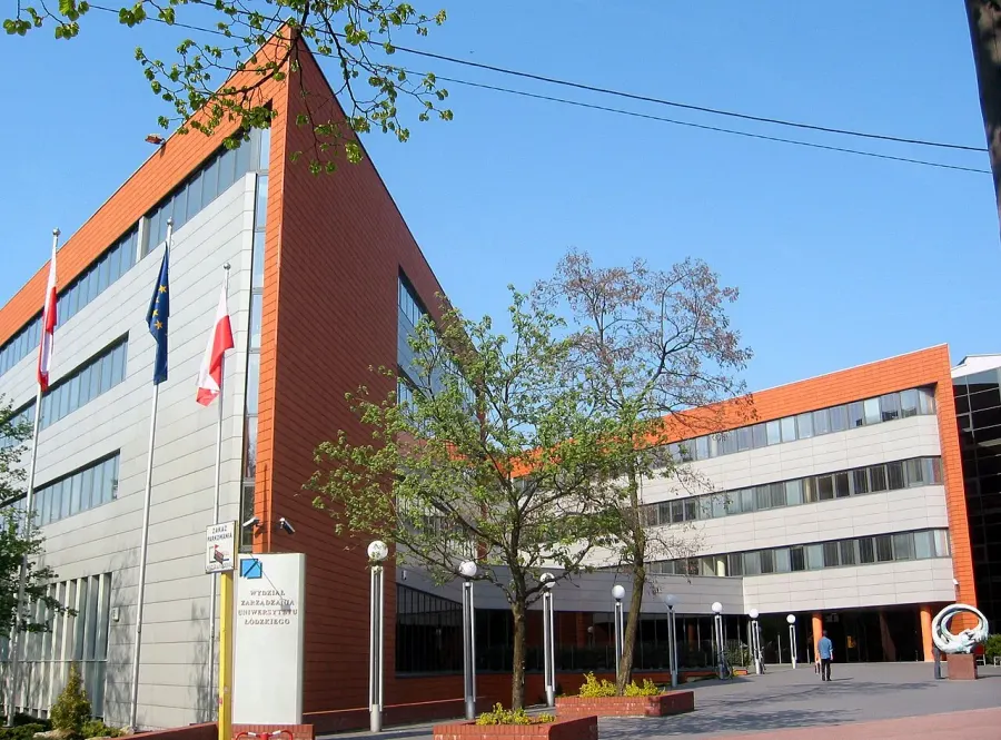 La carte Université de Łódź