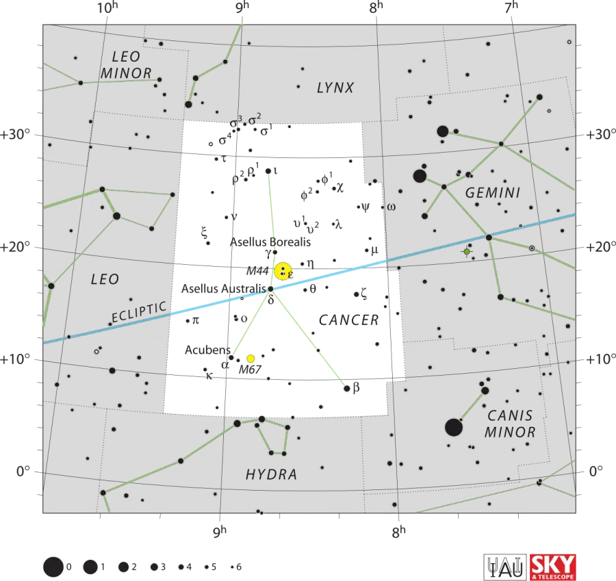 La carte Beta Cancri