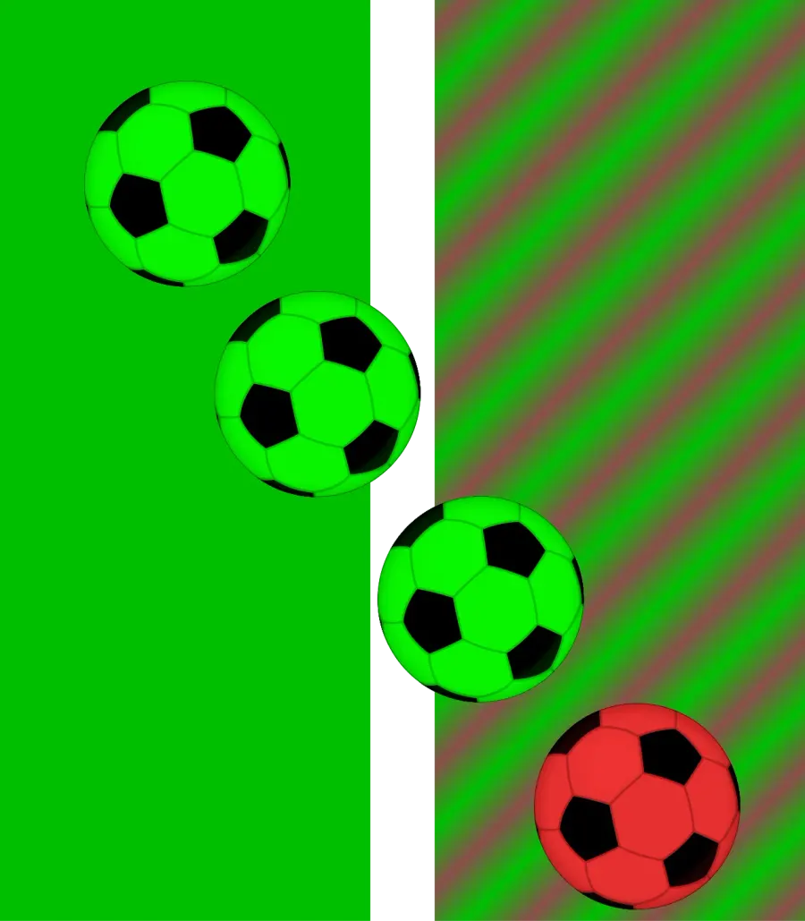 The Ball in and out of play card
