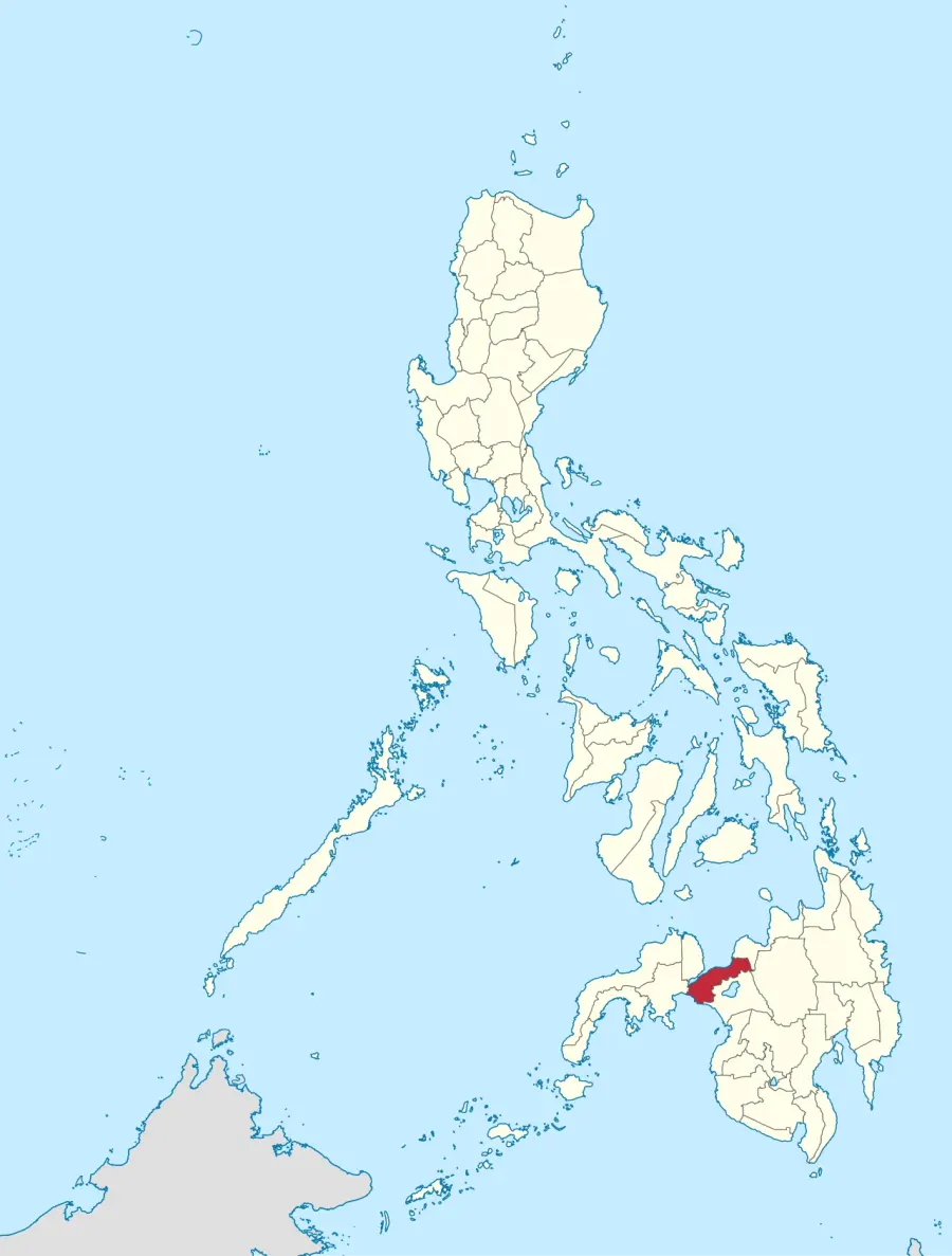 La carte Lanao du Nord