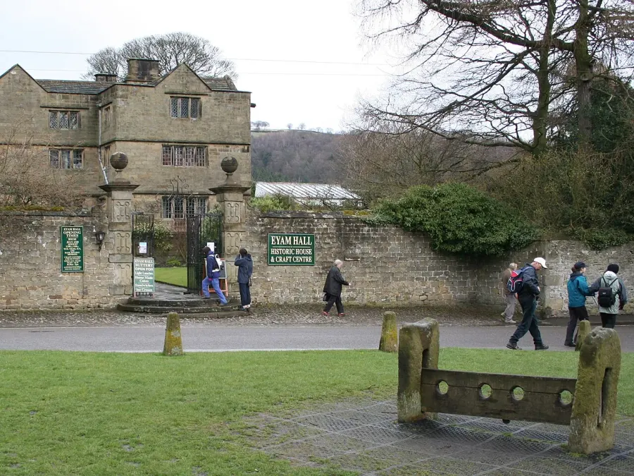 La carte Eyam