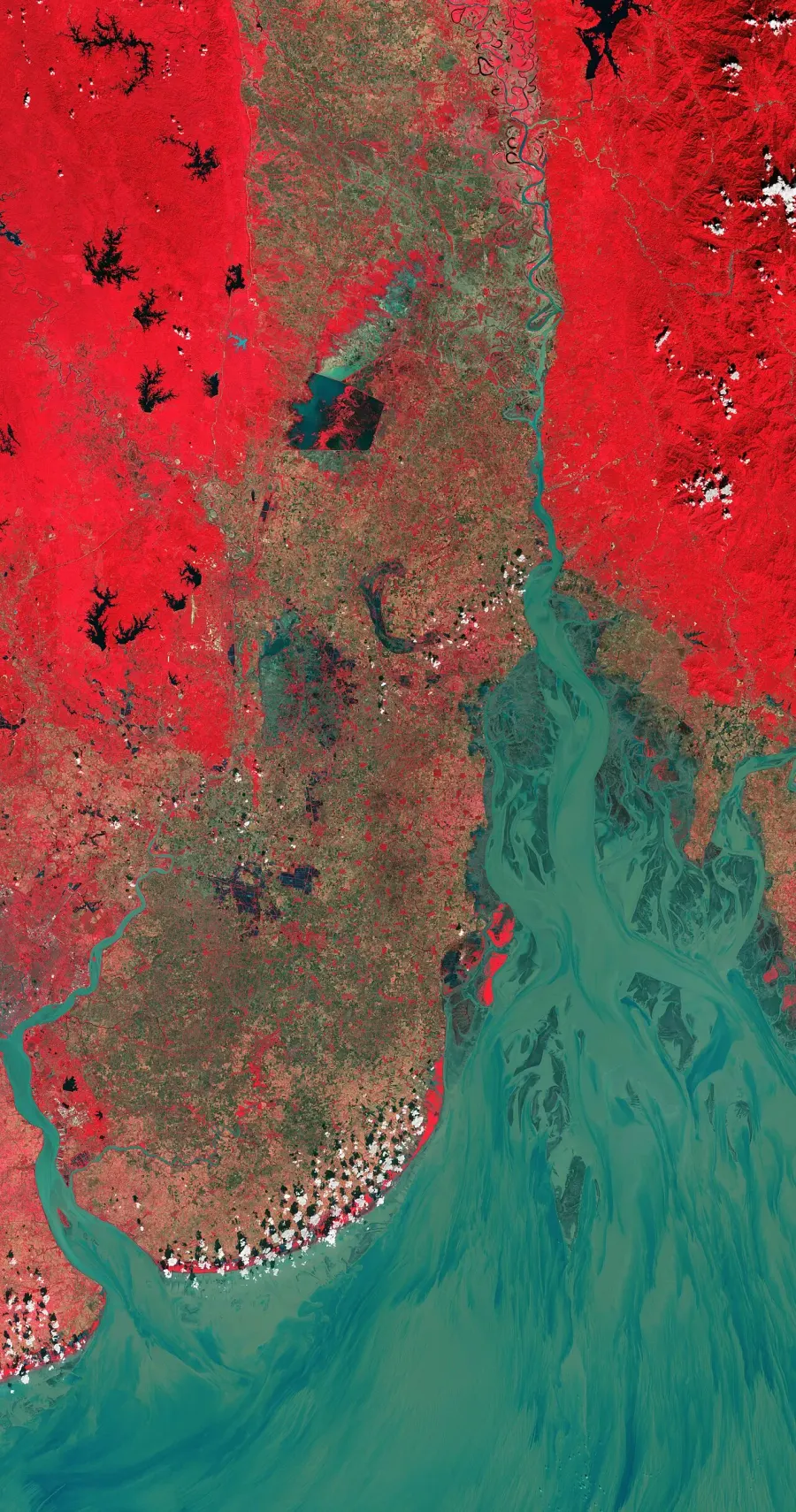 La carte Golfe de Martaban