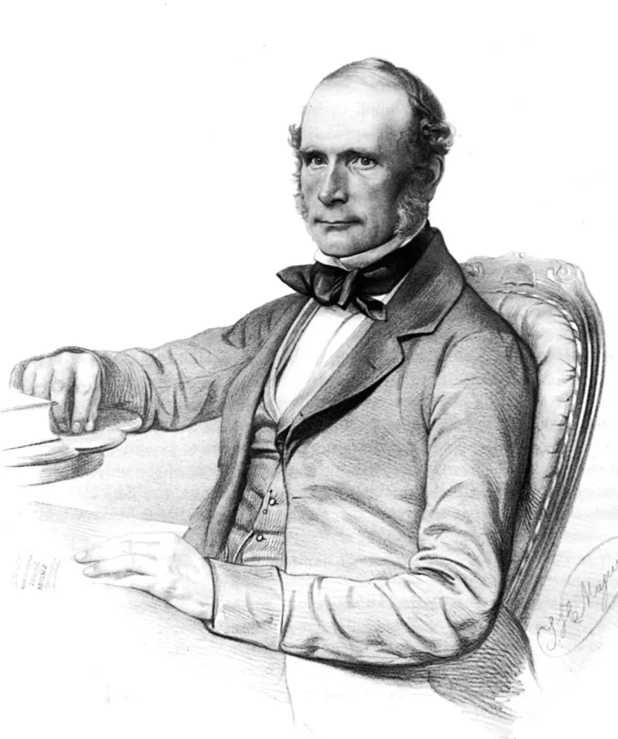 La carte Hugh Edwin Strickland