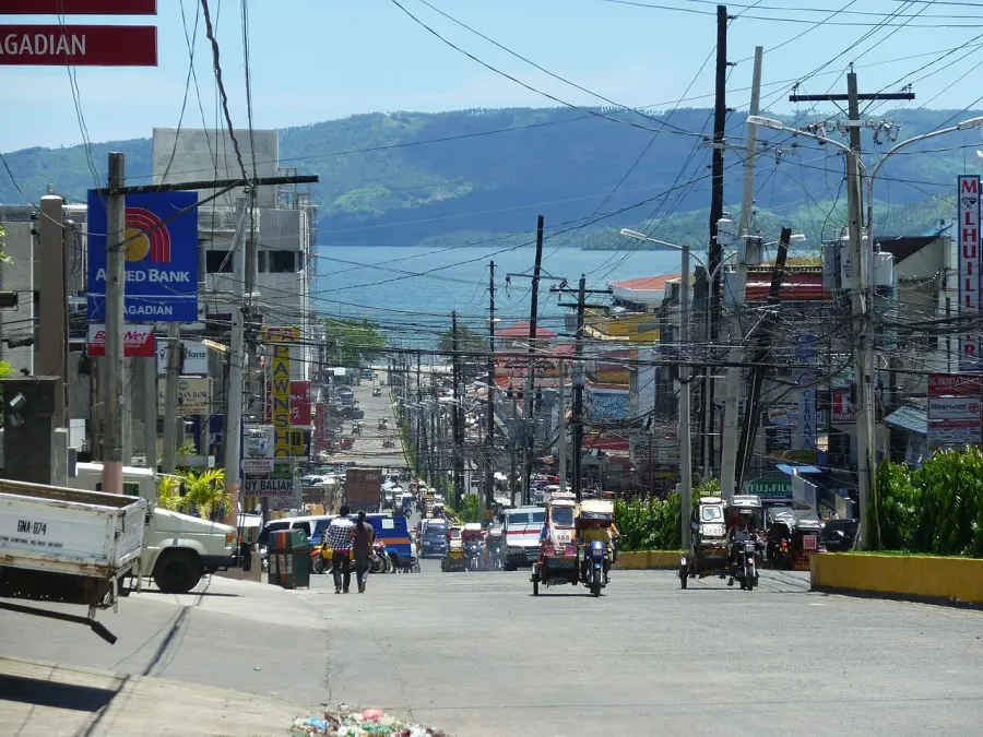 La carte Zamboanga du Sud