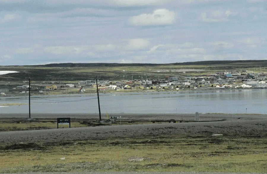La carte Lac Baker