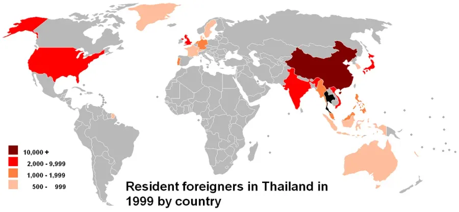 La carte Farang
