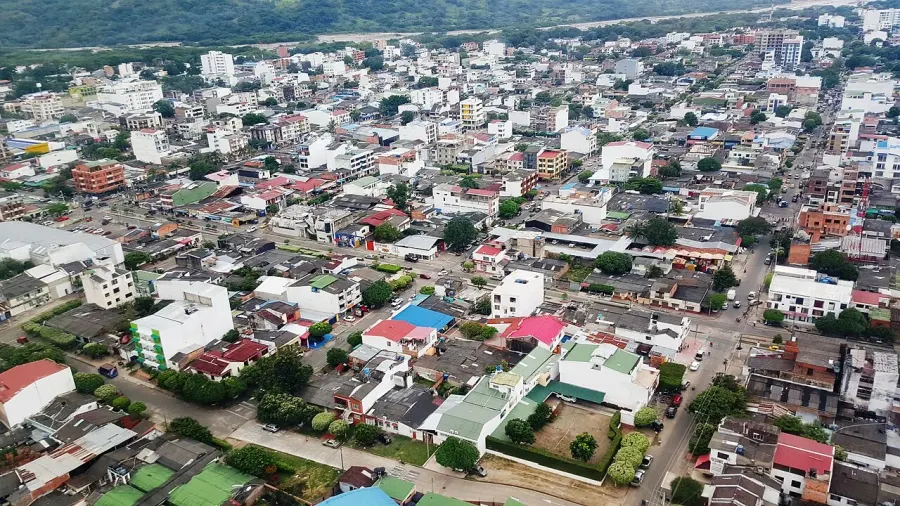 La carte Casanare