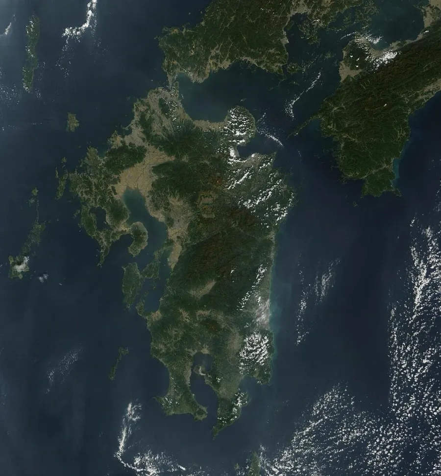 La carte Kyūshū