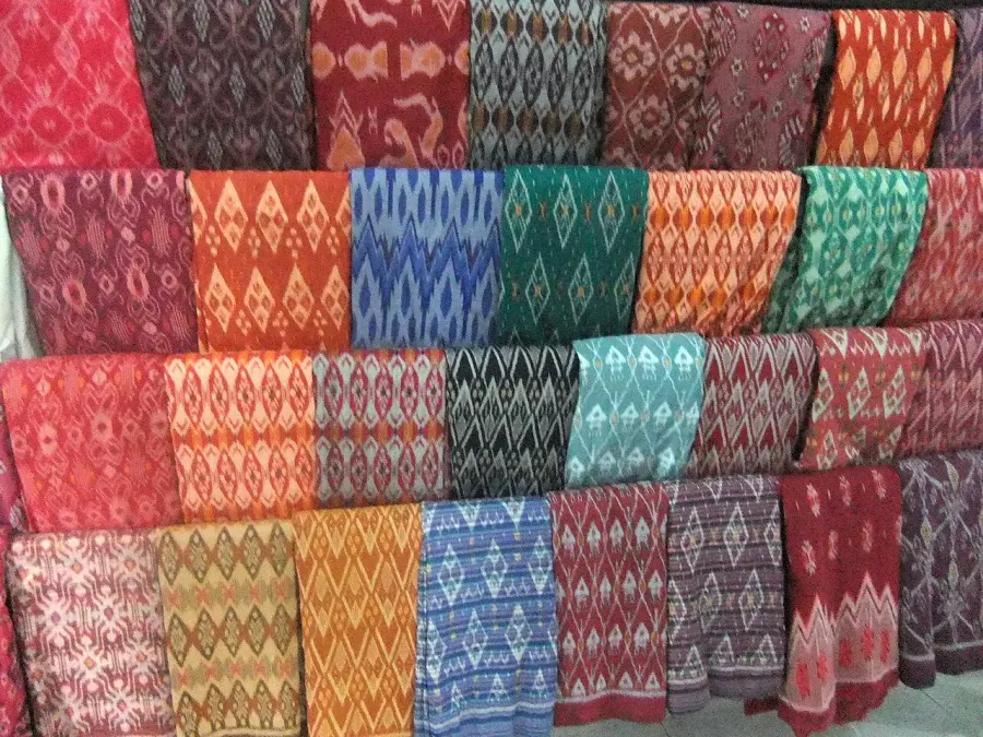 La carte Ikat