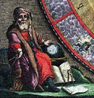 La carte Aristarque de Samos