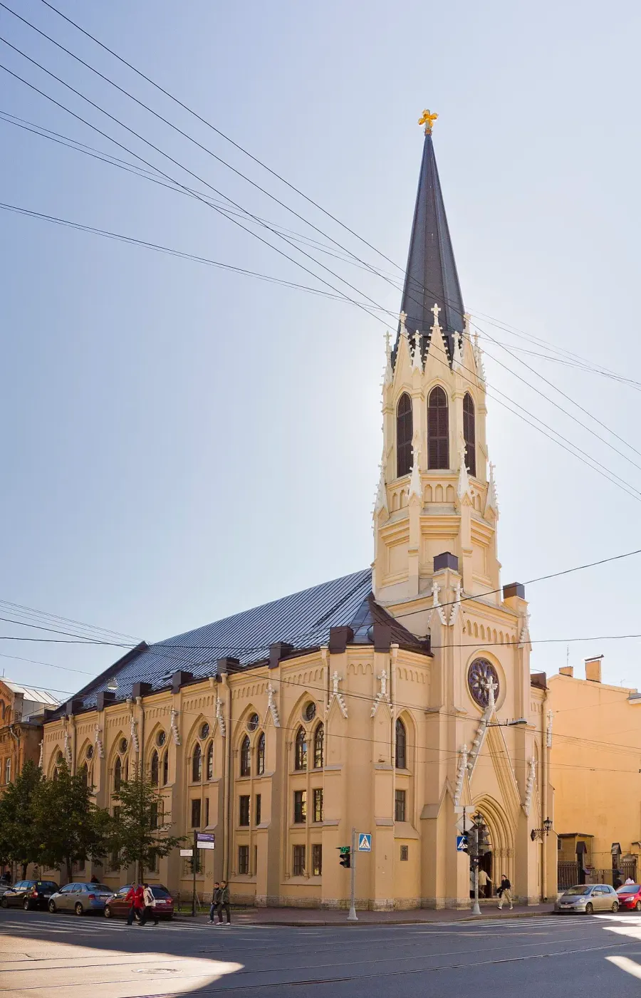 La carte Église évangélique russe